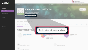 Student list in Xello open. Assign to Educator button highlighted